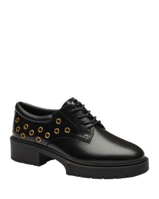 COACH - Women's Lyla Grommet Derby Flats