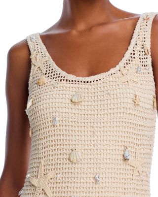Crochet Sleeveless Maxi Dress - Exclusive