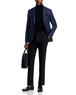 Kei Melange Hopsack Unstructured Regular Fit Sport Coat