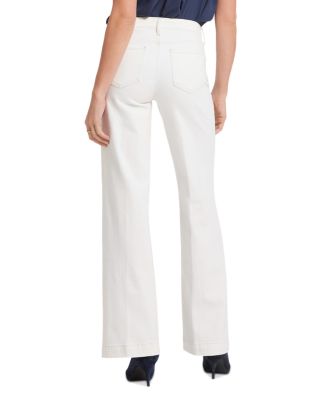 Teresa High Rise Wide Leg Jeans in Winter White