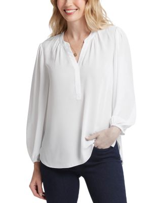 Puff Sleeve Popover Shirt