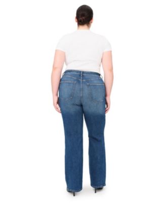 RFD Plus High Rise Straight Jeans in Goodtimes