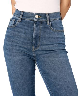 ASE Stretch High Rise Straight Jean in Takeoff