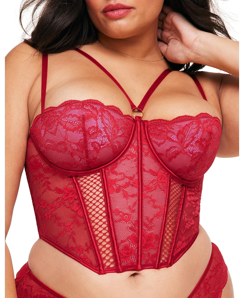 Adore Me Dominika Women's Plus-Size Contour Bustier Top
