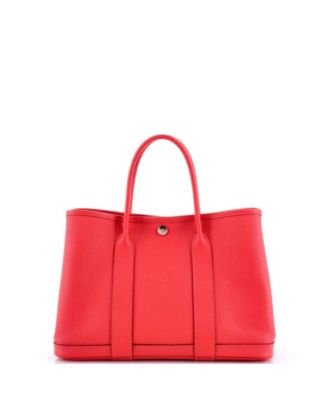 Pre-Owned Hermes 30 Garden Party Tote Leather