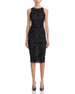 Bardot Felicia Dot Mesh Midi Dress | Bloomingdale's Women