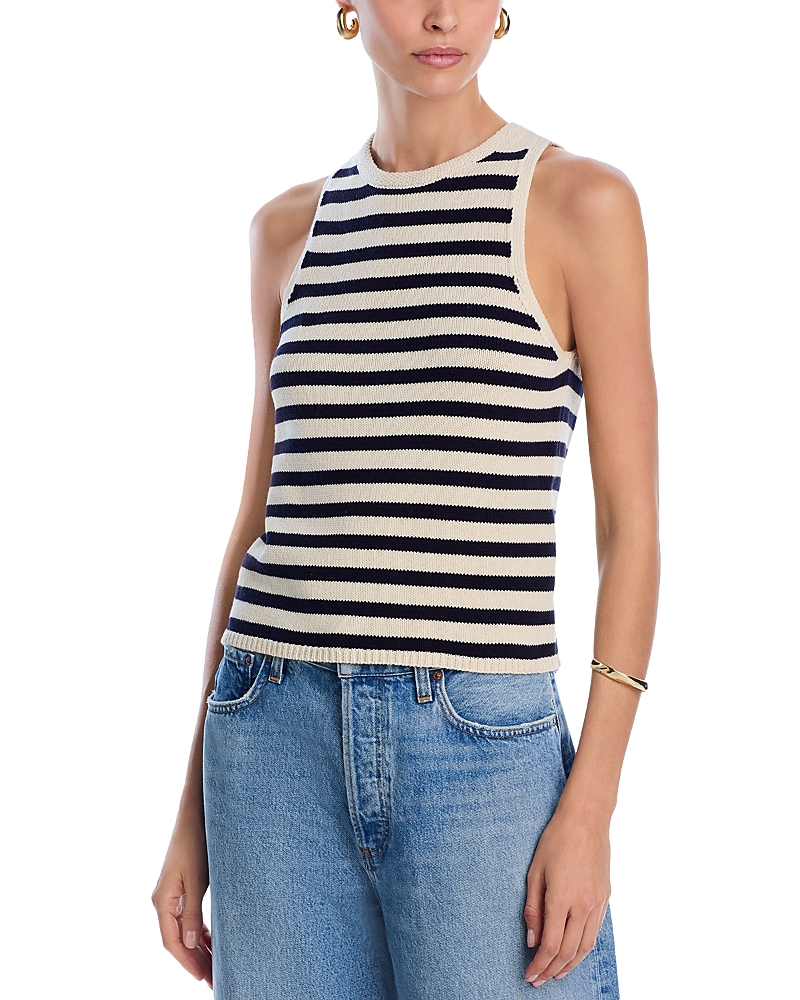 AQUA SWEATER TANK TOP