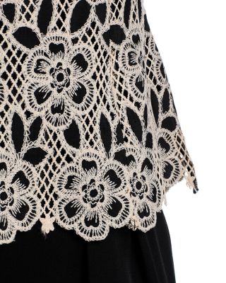 Contrast Lace Top