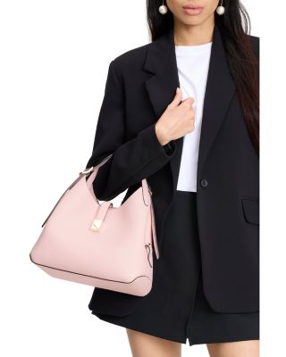 Deco Pebbled Leather Small Crossbody Tote