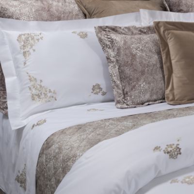 Ibla Embroidered Sateen Bedding Collection