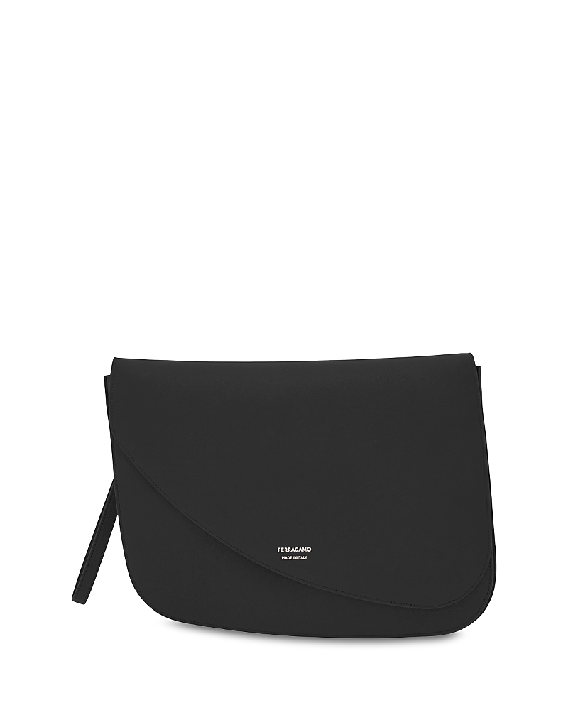 FERRAGAMO FIAMMA LEATHER CROSSBODY