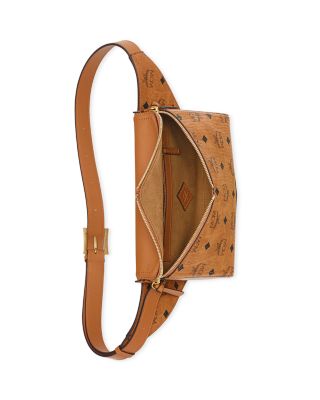 Diamond 3D Visetos Faux Leather Belt Bag