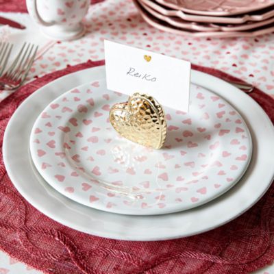 Berry & Thread Heart Place Card Holders, Set of 4