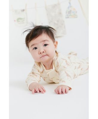 Unisex Cotton Giraffe Footie - Baby