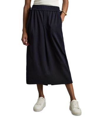 【海外限定】REISSスカート☆Nora ruched wool-blend jersey mid REISS Nora Ruched Jersey Midi Skirt | Bloomingdale's