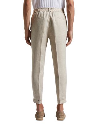 Linen Drawstring Jogger Pant
