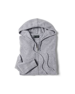100% Cashmere Zip Hoodie - Exclusive