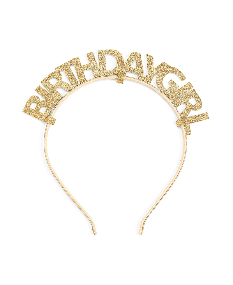 Shop Sweet Wink Girl Pastel Rainbow Birthday Girl Headband - Little Kid, Big Kid In Gold