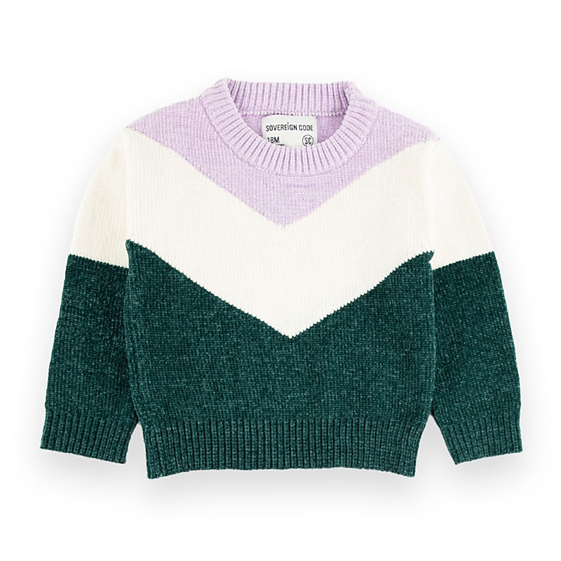 Sovereign Code Girls' Sima Crewneck Sweatshirt - Baby In Rainforest