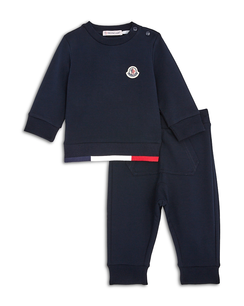 Moncler Sweatshirt + Joggers Set In Navy