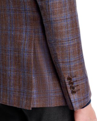 G Line Regular Fit Two Tone Plaid Jacket