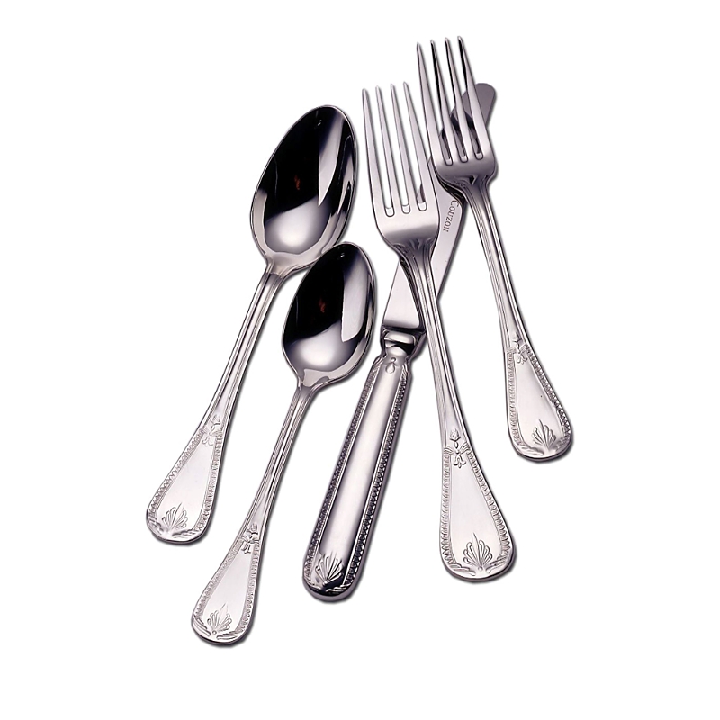 Couzon Consul 5-piece Silver Plate Place Setting In Silver