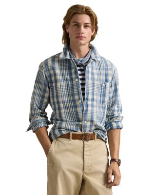Polo Ralph Lauren - Classic Fit Plaid Linen Cotton Workshirt