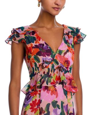 Flutter Sleeve Maxi Dress - Exclusive