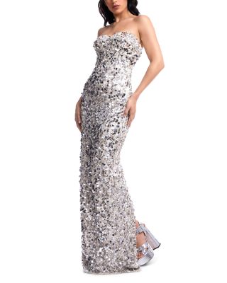 Vada Sequin Sweetheart Gown
