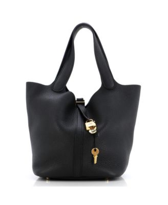 Pre-Owned Hermes Mm Picotin Lock Bag Clemence