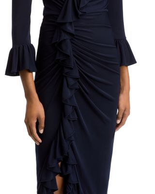 Stacy Ruffled Midi Dress