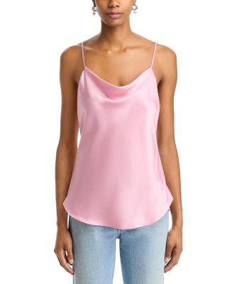 Marta Cowl-Neck Silk Cami
