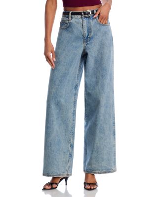 Marseille High Rise Wide Leg Jeans in Light Wash