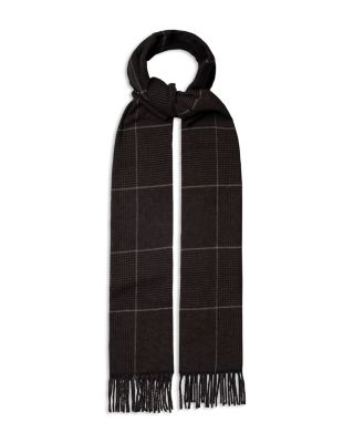 Prince Of Wales Check Cashmere Scarf