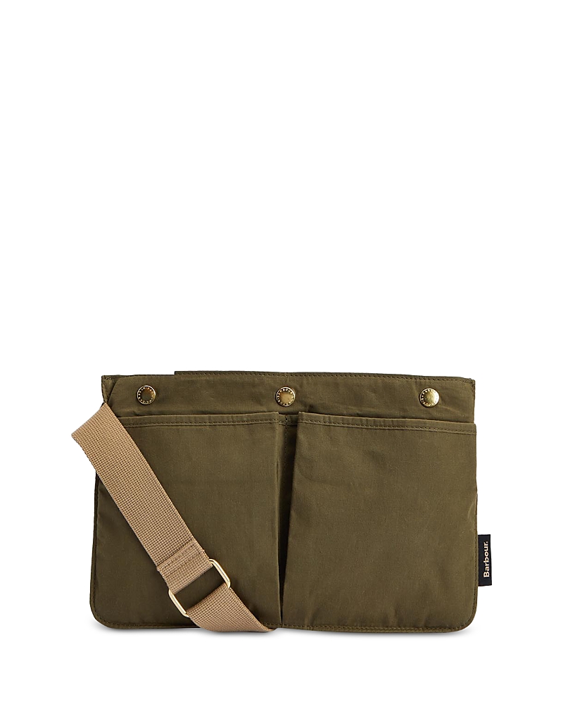 Barbour Transport Crossbody Bag In Dusky Green