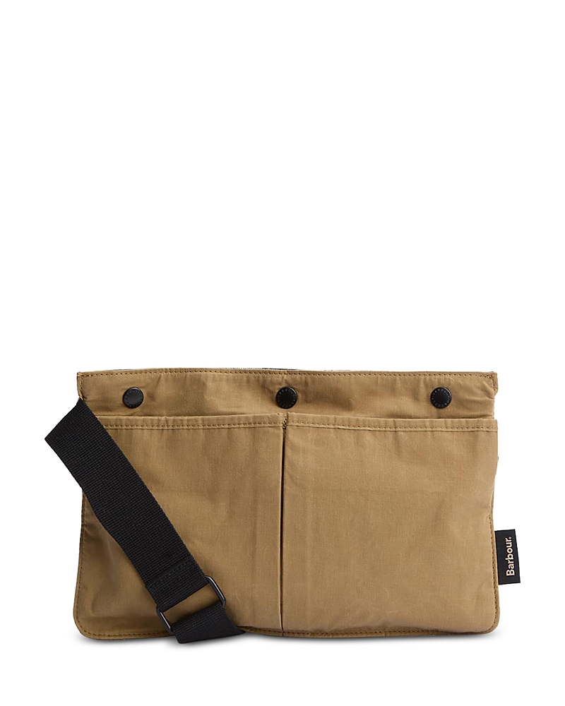 Barbour Transport Crossbody Bag In Golden Khaki