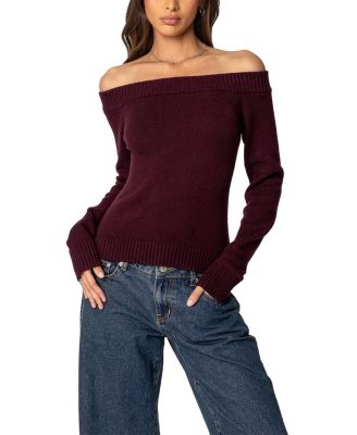 Elona Off Shoulder Knit Top