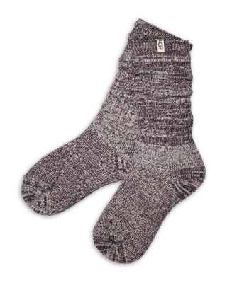 Rib Knit Crew Socks