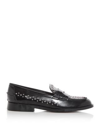 Women's Embellished Penny Loafers - Exclusive 