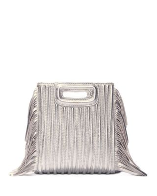 Maje - Metallic Quilted Leather M Mini Bag