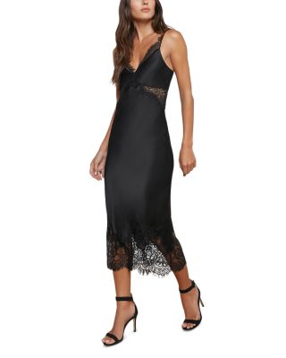 silentium mini dress in ivory lace Shona Joy - Lustre Lace Slip Mini Dress - Ivory