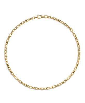 Men's DY Madison&reg; Chain Necklace in 18K Yellow Gold, 6mm