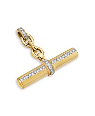 Lexington Chain Necklace in 18K Yellow Gold with Diamonds, 18"