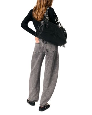 Low Neck Rib Knit Jumper