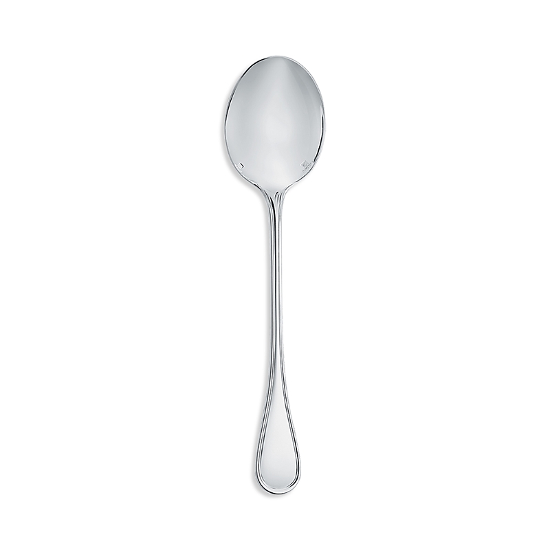 Christofle Albi Silverplate Salad Serving Spoon In Silverplate