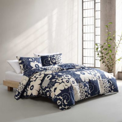 Unikko Kollaasi 3 Piece Duvet Cover Set, Full Queen