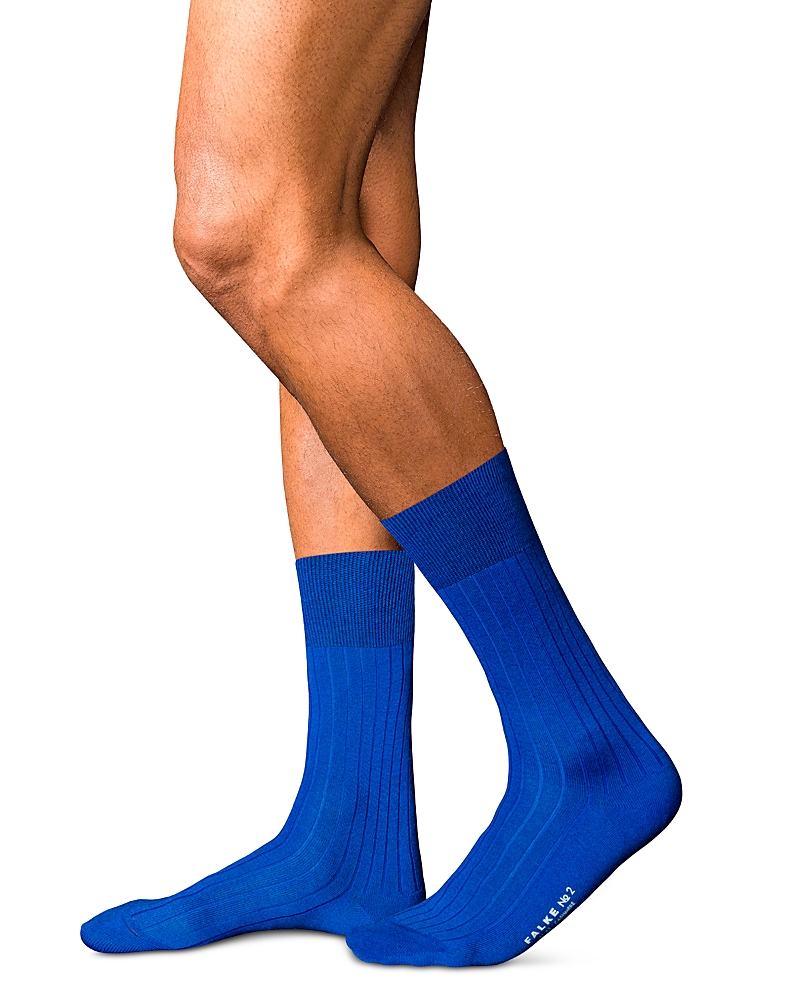 Falke No.2 Cashmere & Nylon Dress Socks In Olympic