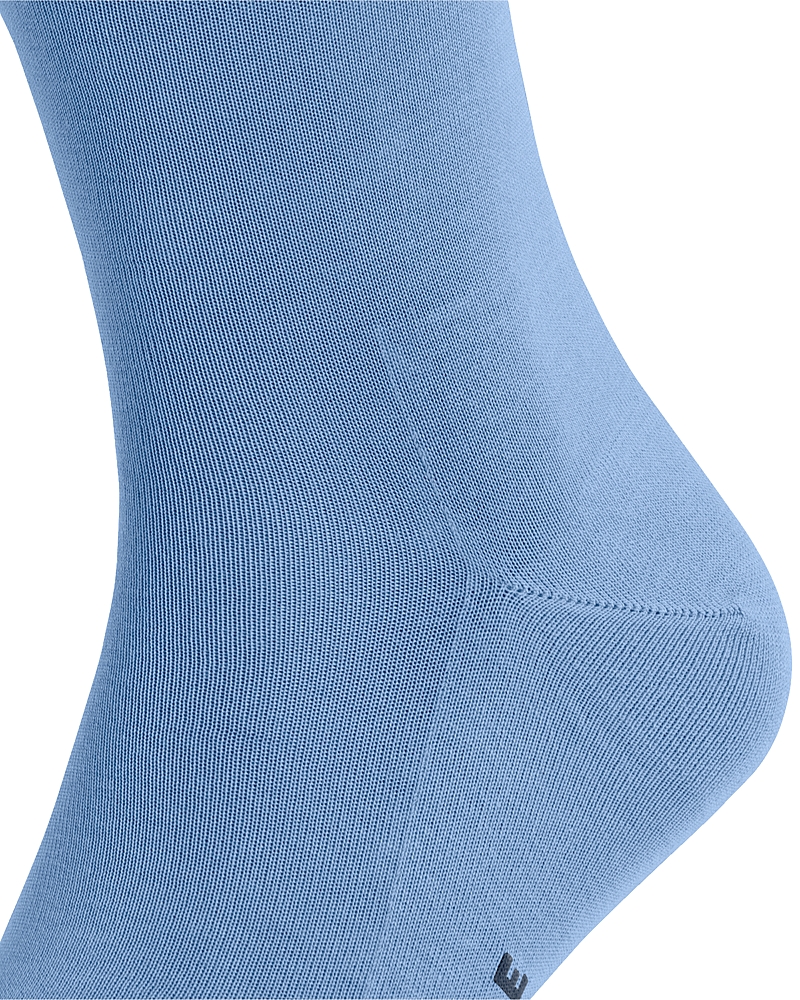 Falke Cotton Blend Fil D'ecosse Mid Calf Socks In Cornflower