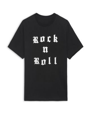 Teddy Cotton Studded Rock N Roll Graphic Tee