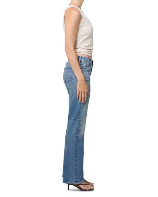 Genova Low Slung Bootcut Jeans in Clairo